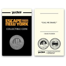 ⚡RARE⚡ 1981 John Carpenter's ESCAPE FROM NEW YORK Collectible Coin BRAND NEW 🪙 picture