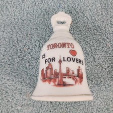 Vintage Toronto Skyline Queen City of Canada is for Lovers Souvenir Gift Bell picture