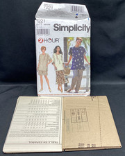 Vtg Sewing Pattern, Simplicity 7221 top pants skirt 18-24, Uncut - ships free picture