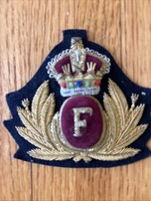 Vintage British Army Officers Bullion Hat Badge picture