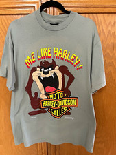 Vtg 92 Harley-Davidson Fullerton Calif Tasmanian Devil