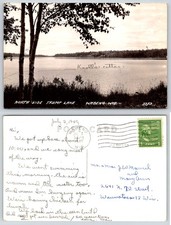 Wabeno Wisconsin Trump Lake North Side Knoll's Cottage RPPC Postcard ZH18 picture