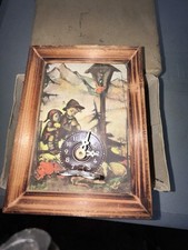 Rare vintage M.I. Hummel miniature wind-up clock (1941-1969) Working With Key picture