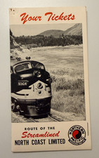 Vintage Northern Pacific Railway North Coast Limited Brochure Your Tickets picture