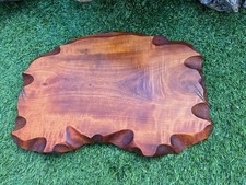 Vintage Shirokiya Japan Carved Wood Kadai Shikiita Bonsai Ikebana Display Board picture