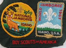 1967 & 1969 BSA World Scout Jamboree Set of 2 BSA Patches [JX332] picture