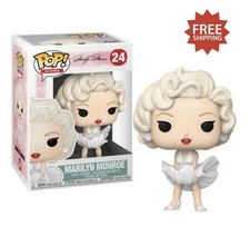 Funko Pop Icons #24 Marilyn Monroe White Dress Vinyl Figure New in Box picture