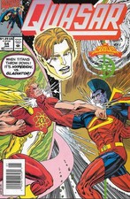 Quasar #54 Newsstand Cover (1989-1994) Marvel Comics picture