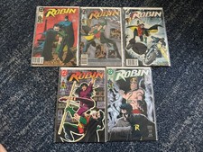 DC Comics Robin Five Part Series Complete Set Near-Mint Condition 1991 picture