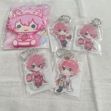 Satomi SutoPri Animal Mirror Keychain 4pc Unused 14+ picture