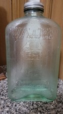 Rare Antique GE General Electric Refrigerator Hemingray #17 Glass Water Bottle   picture