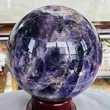 Top Natural Dream Amethyst Sphere Polished Quartz Crystal Ball Healing 1785G picture