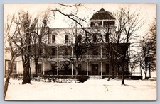 K67/ Lakeside Ohio RPPC Postcard c1910 Hotel Lakeside Lake Erie Porch 144 picture