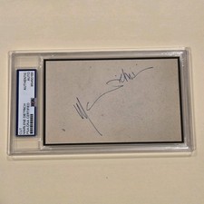 Marlene Dietrich Vintage Signed Actress PSA DNA Autograph Auto Shanghai Express picture