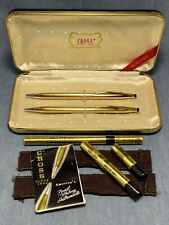 VTG Cross 14K Gold Pen & Pencil Set, Clamshell Box, Manual, Sleeves + Refills picture