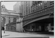 Photo:New York City NY 1910s Grand Central Terminal viaduct street view picture