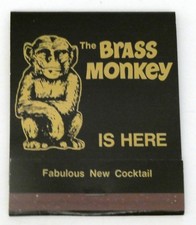 Vintage Heublein Brass Monkey Cocktail Mix Feature FS Matchbook picture