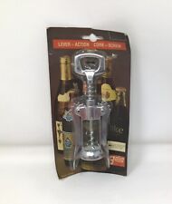 Lever Action Corkscrew Made In Germany By 3 Plus Vintage Kmart NOS NIP picture