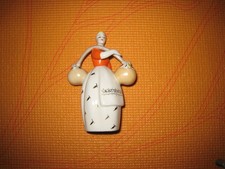 VINTAGE POLONNE PORCELAIN FIGURINE OF A GIRL WITH MUSHROOM BASKETS (USSR) picture