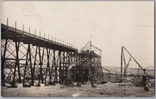 Blackhawk Utah ?? Bridge Construction Scarce 1915 RPPC Postcard D99 picture