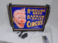 Ringling Brothers Circus LED Display lighted sign lightbox Wall hanging Light picture