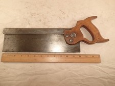 Vtg H. DISSTON & SONS, PHILA., PA No. 4 Steel-Spine 12