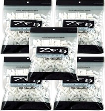 5 Bags Zen Super Slim Hand Rolled Cigarette Filter Plug Tips 6mm Total 1000-6001 picture