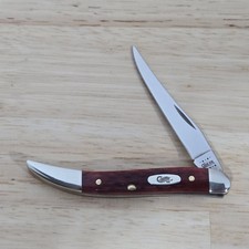 2000 Case XX 610096 SS Red Bone Tiny Toothpick / Pocket Worn NEW/NO BOX picture