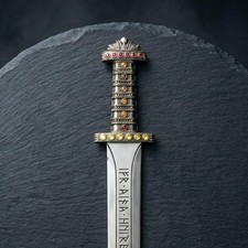 Handmade 39- Inch Viking Sword of Rangar lothbrok With Scabbard picture