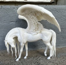 Breathtime Model Pegasus Horse Printed Resin 6” Venti White Second Wing Split picture