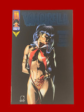 Vampirella Ascending Evil #1 Blue Foil Harris Comics 1998 Horror Comic Book COA picture
