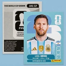 PANINI FIFA WORLD CUP 2026 / FWC2026 STICKER - LIONEL MESSI - [ARG17] - TRACKING picture