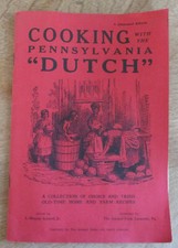 Vtg Cooking with the Pennsylvania Dutch Cookbook Recipes Farm Life picture