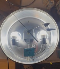 Pam Style Clock Round Can Clock Mechanism Lights Glass Dome Trim Ring picture