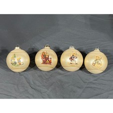 Schmid Berta Hummel Christmas Ornaments Set 1980 1981 1982 1983 Limited Edition picture