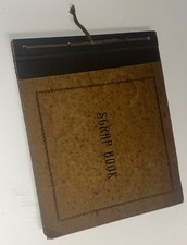 Antique Ideal Scrapbook No. 3, 1901 patented Gummed Pages Filled With Recipes picture