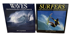 BOB BARBOUR Photographs Surfers Waves 1997 Vintage Surfing Calendar NEW SEALED picture