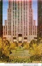 New York City NY Channel Gardens RCA Building Postcard Unused (24649) picture