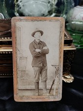 Antique Cabinet Photo Military D.Wilsen Lloyd 4th NJ Volunteer Infantry Regiment picture