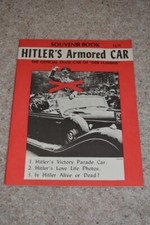 SOUVENIR BOOK HITLER'S MERCEDES-BENZ ARMORED CAR 770K GROSSER EVA BRAUN PHOTOS picture