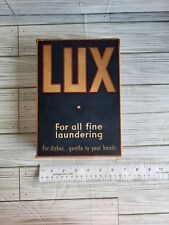 Antique Lux Laundry Detergent Box Soap Advertising Full Sealed Box picture