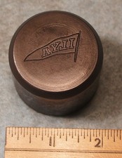 Vintage ILYA INLAND LAKES YACHTING ASSOC Pennant Pin STEEL STAMPING DIE RH264 MN picture