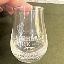 Rare Highland Park Whisky Glass No.6 Hospitality Virtue Base Logo 1798 Mint picture