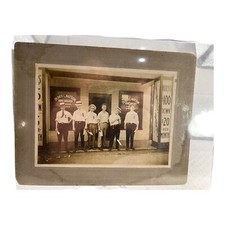 Antique Cabinet Card Occupational Photograph of Home Builders picture