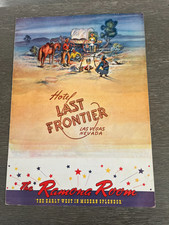 1952 The Last Frontier Hotel Casino Las Vegas Ramona Room Menu / Inserts picture