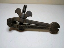 Antique Steel Hand Jeweler's Vice Clamp A F Co Germany picture