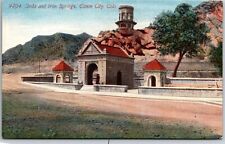 Soda and Iron Springs Canon City Colorado CO Water Springs Attractions Postcard picture