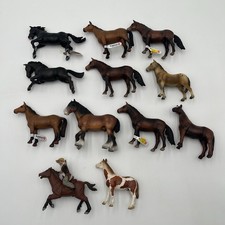 Vtg Schleich Papo Horses Pony Figures Mixed Lot of 12 Mares Foals 90s-2000s New picture