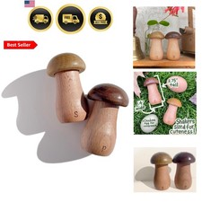 Cottage Core Mushroom Kitchen Decor - Tiny Salt and Pepper Shaker Set picture