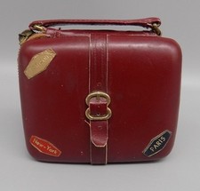Vintage Europa 7 Jewels Travel Alarm Clock Zippered Suitcase AS IS Parts Repair picture